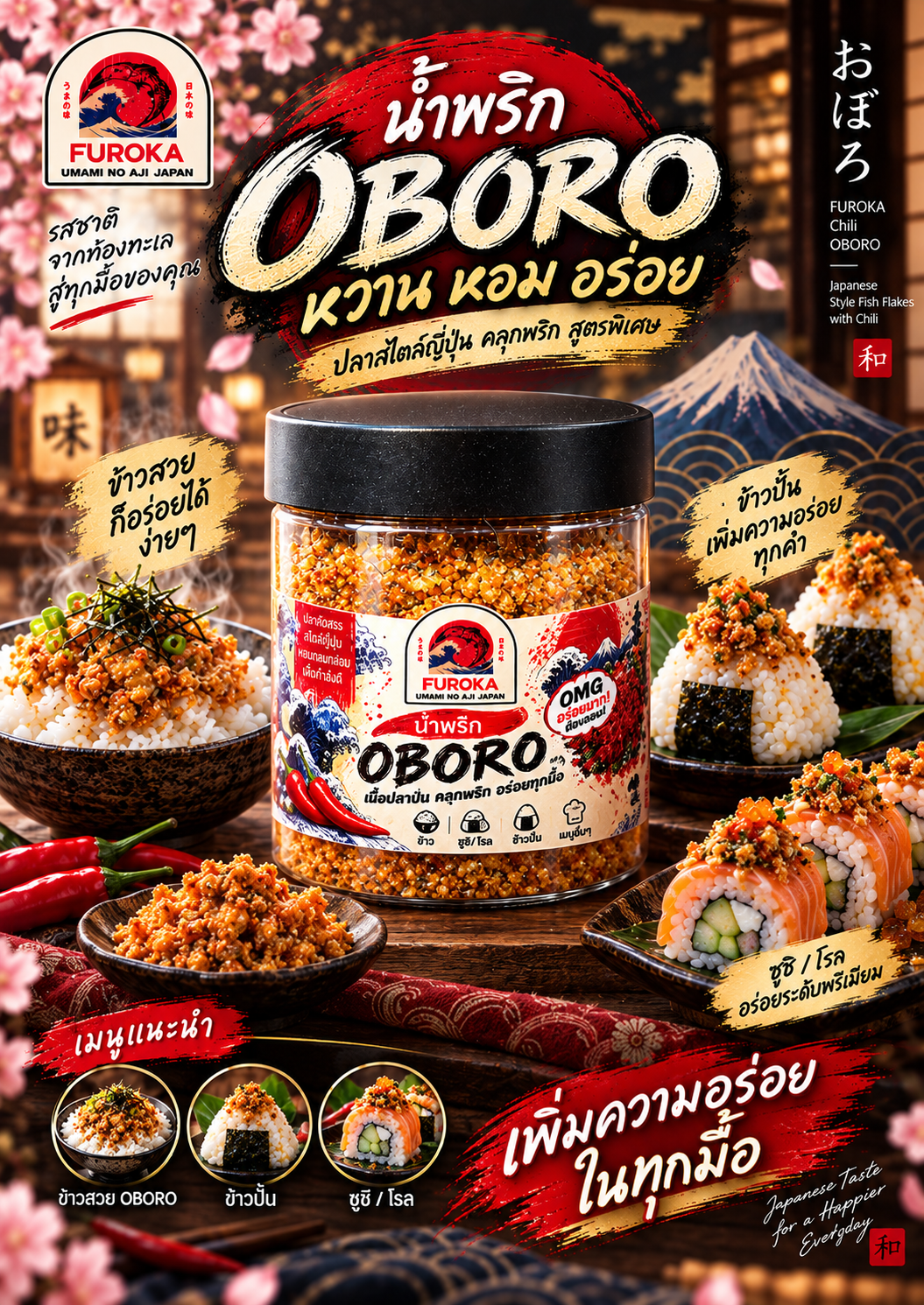 ภาพแนะนำสินค้า น้ำพริก OBORO